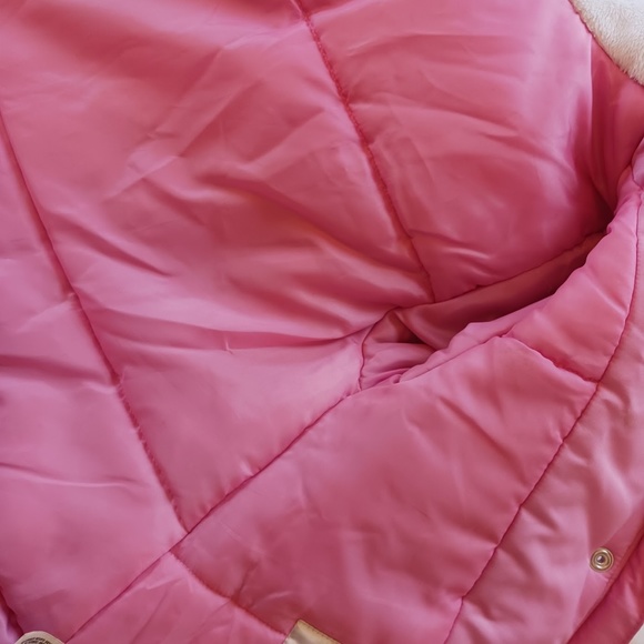 Pink Disney Princess cold weather jacket Girl's Size 7/8 - Picture 5 of 5